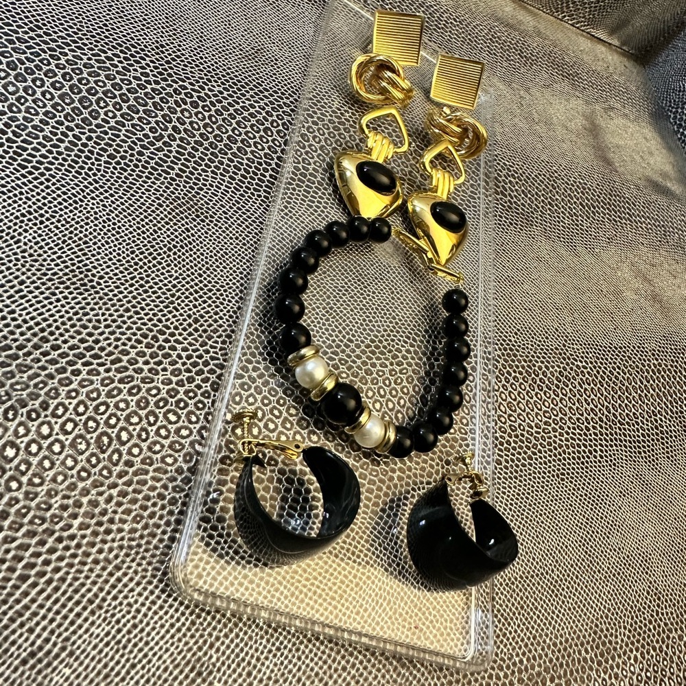 Vintage Napier earring and bracelet lot